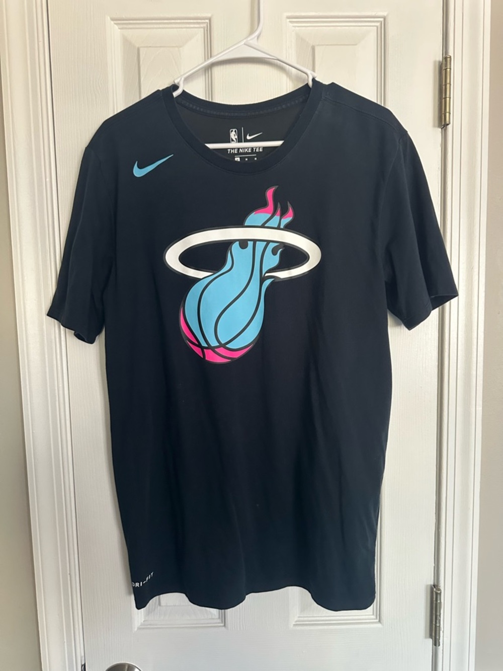 Nike NBA Miami Heat Miami Vice Black Aqua shirt
